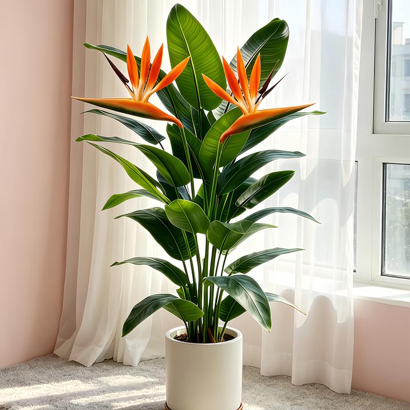 Dracaena Marginata - Lifelike Artificial Banana Leaf Tree, Matching