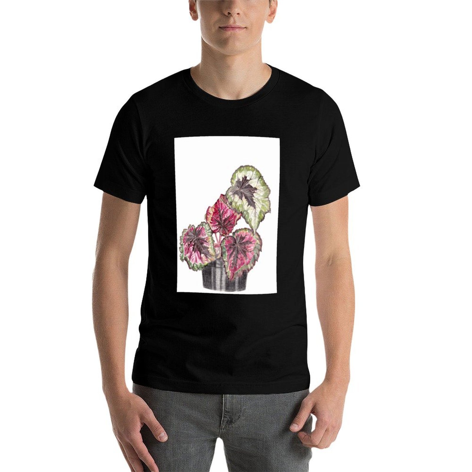 Begonia Rex T-Shirt, Summer Ca - Begonia Rex 评论和价格