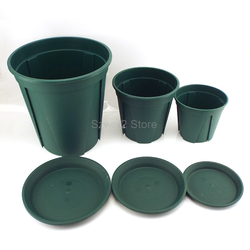 5/10pcs Green Plastic Plant Fl - Aloe Vera Pot 评论和价格